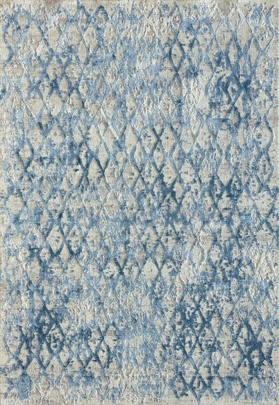 Dynamic Rugs QUARTZ 27039-500 Ivory and Blue